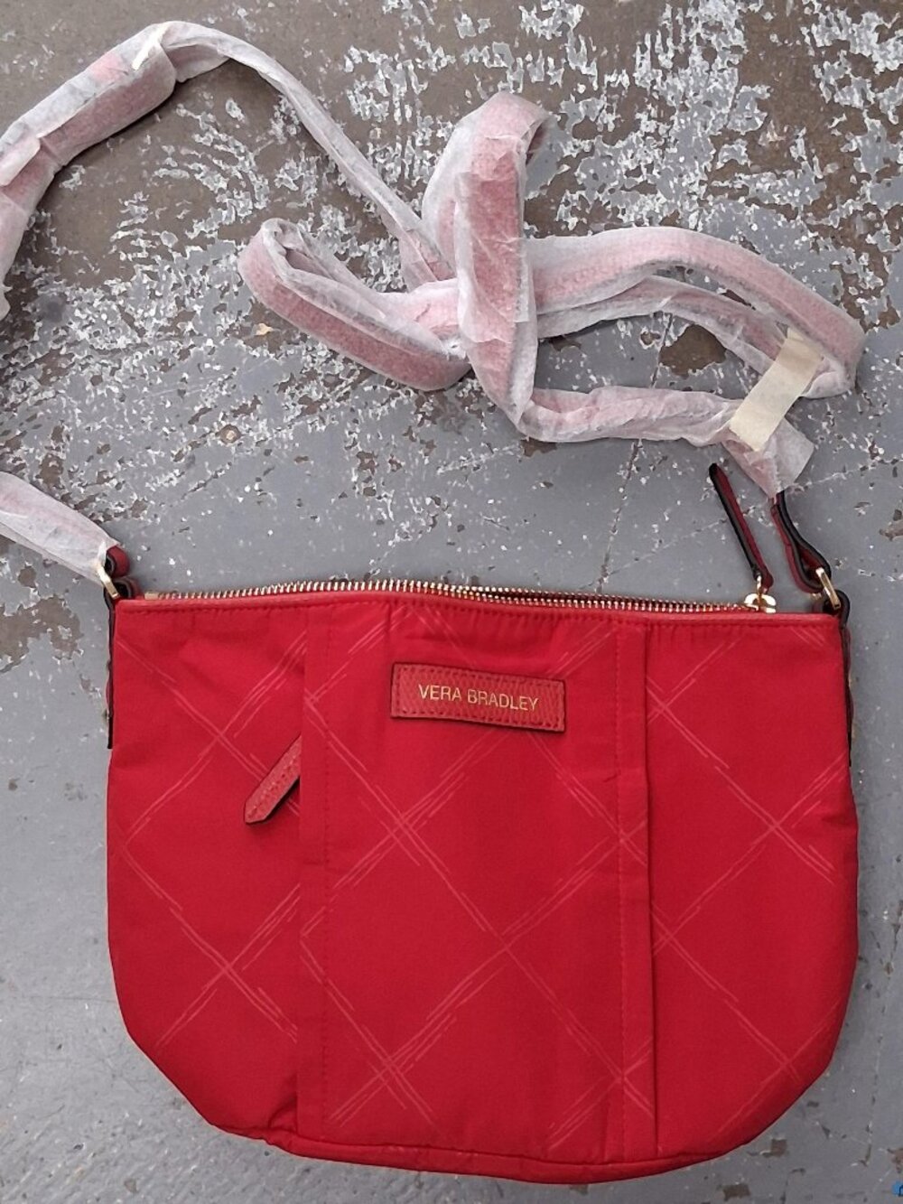NWT  Vera Bradley Preppy Poly Crossbody